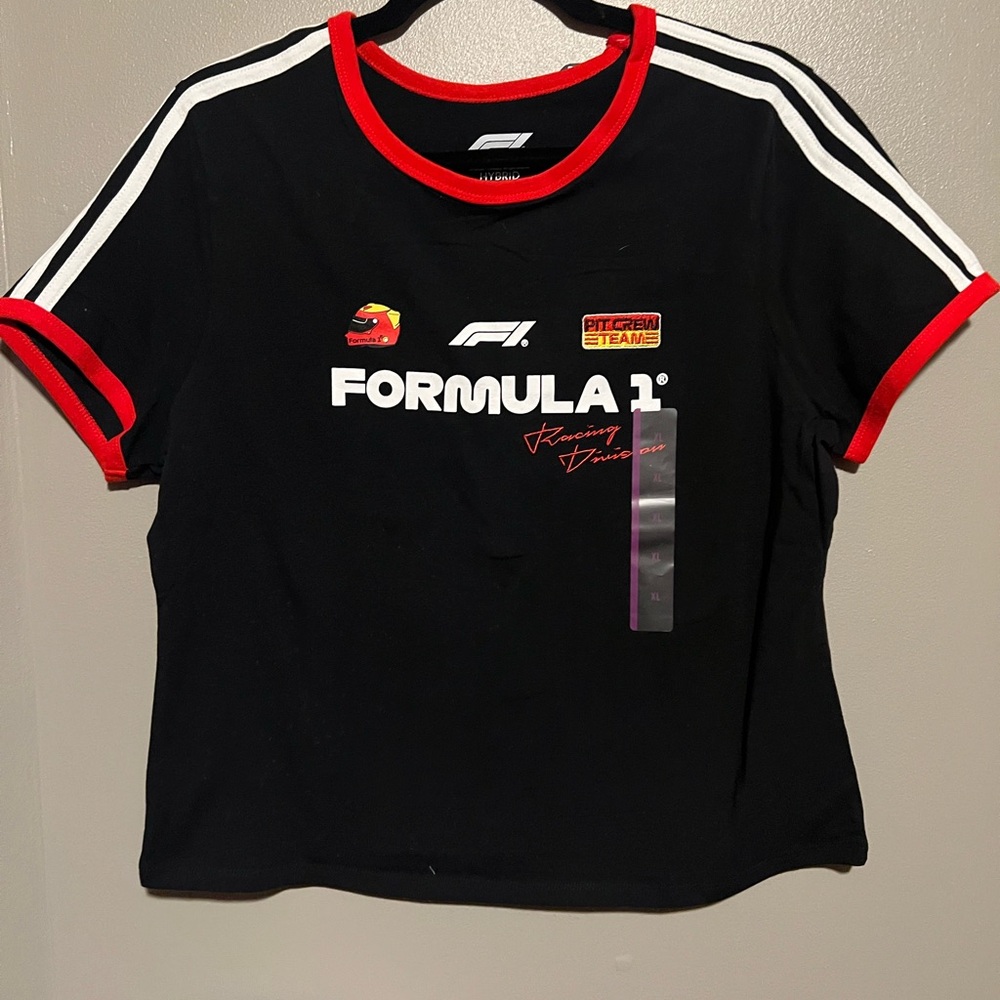 Formula 1 Black and Red Women's Short Sleeve Tee